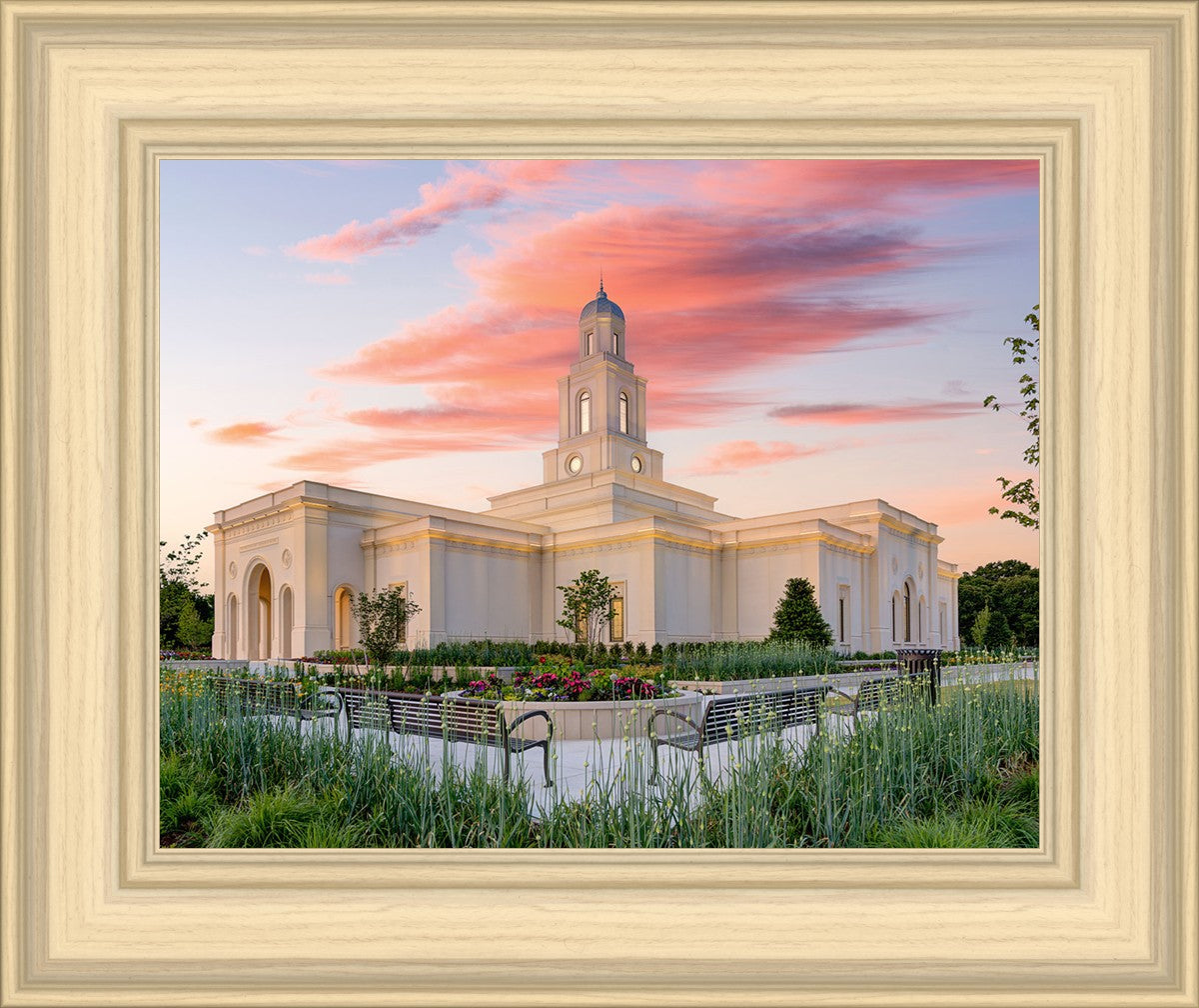 Bentonville Arkansas at Sunrise