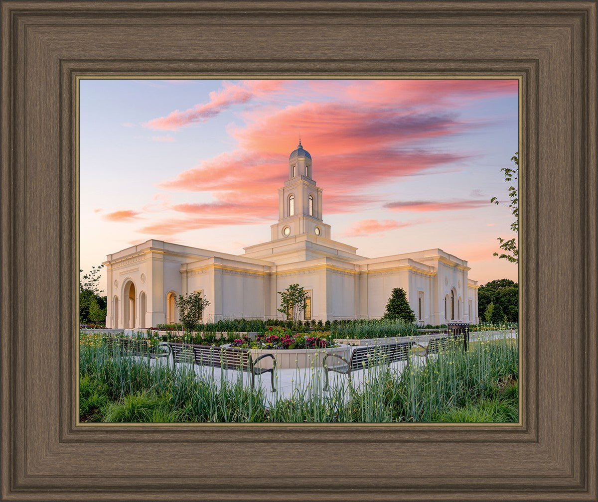 Bentonville Arkansas at Sunrise