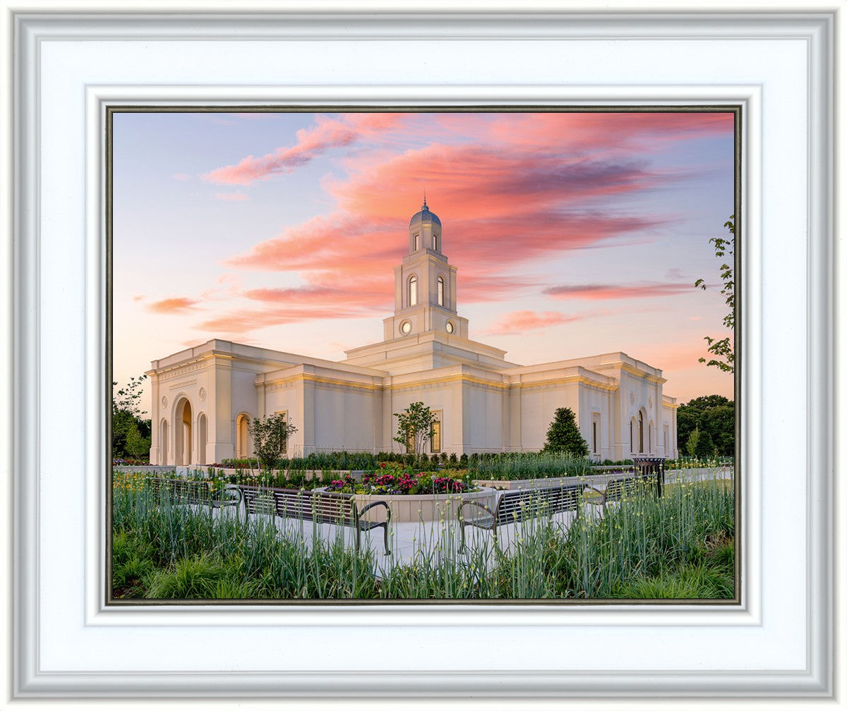 Bentonville Arkansas at Sunrise