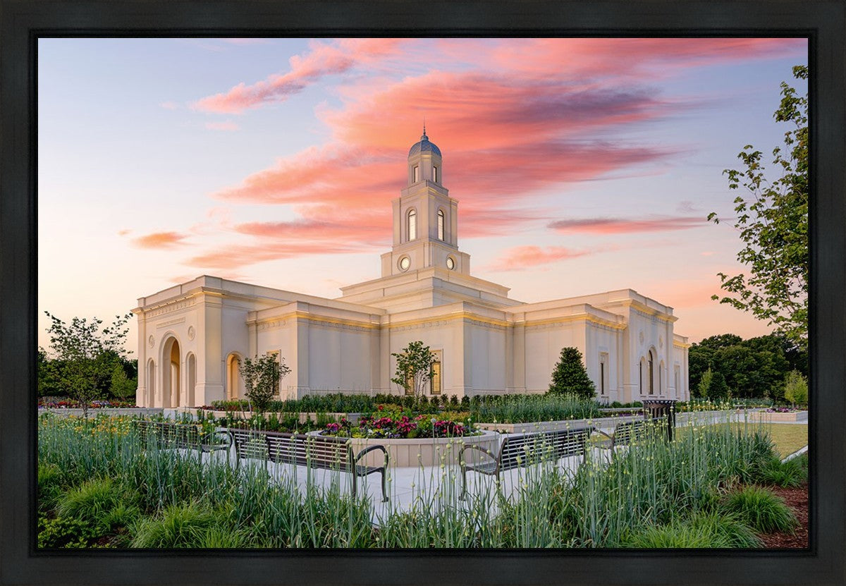 Bentonville Arkansas at Sunrise