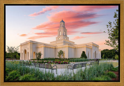 Bentonville Arkansas at Sunrise