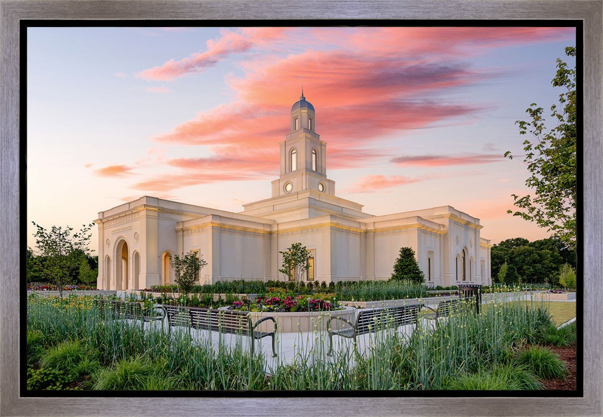Bentonville Arkansas at Sunrise
