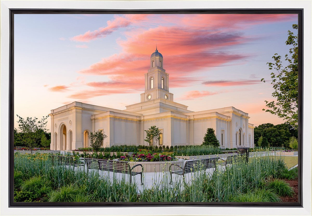 Bentonville Arkansas at Sunrise