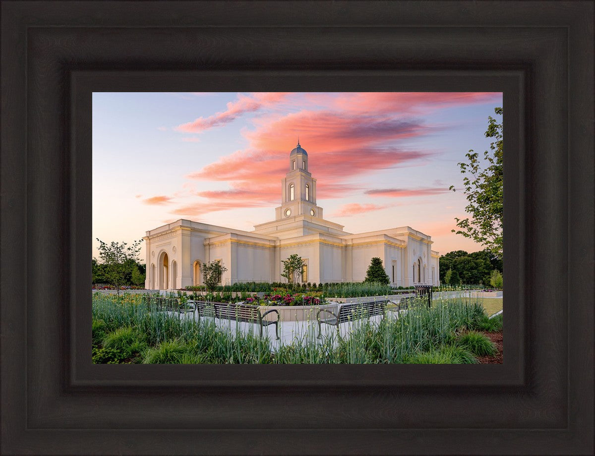 Bentonville Arkansas at Sunrise