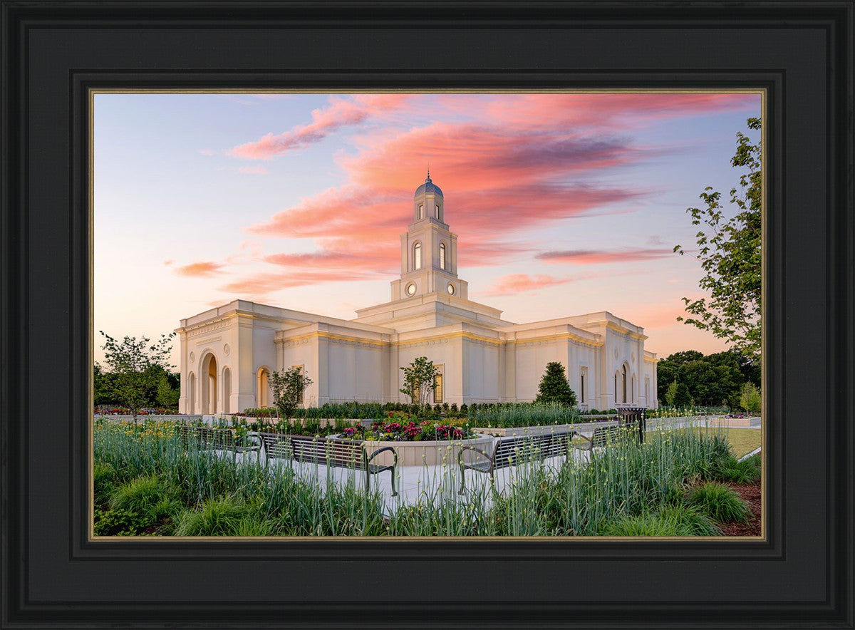 Bentonville Arkansas at Sunrise