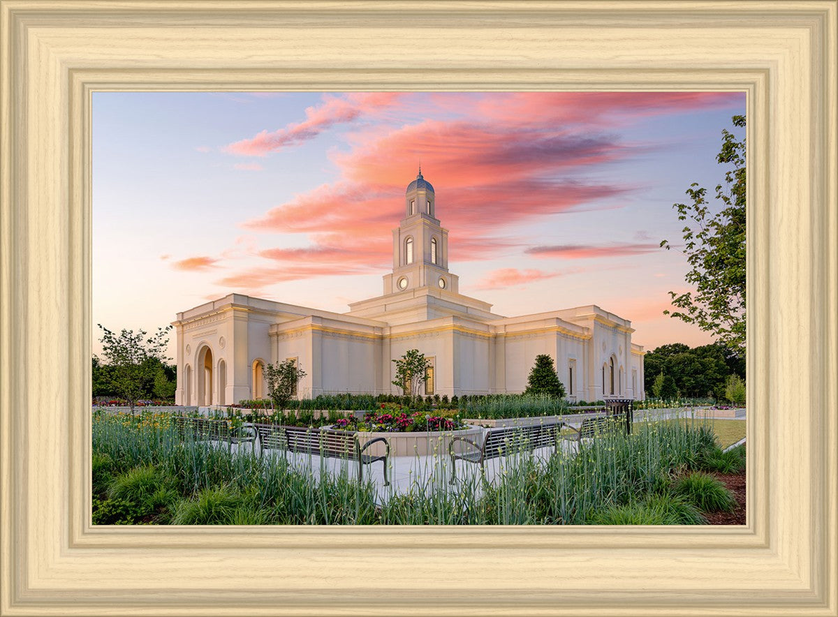 Bentonville Arkansas at Sunrise