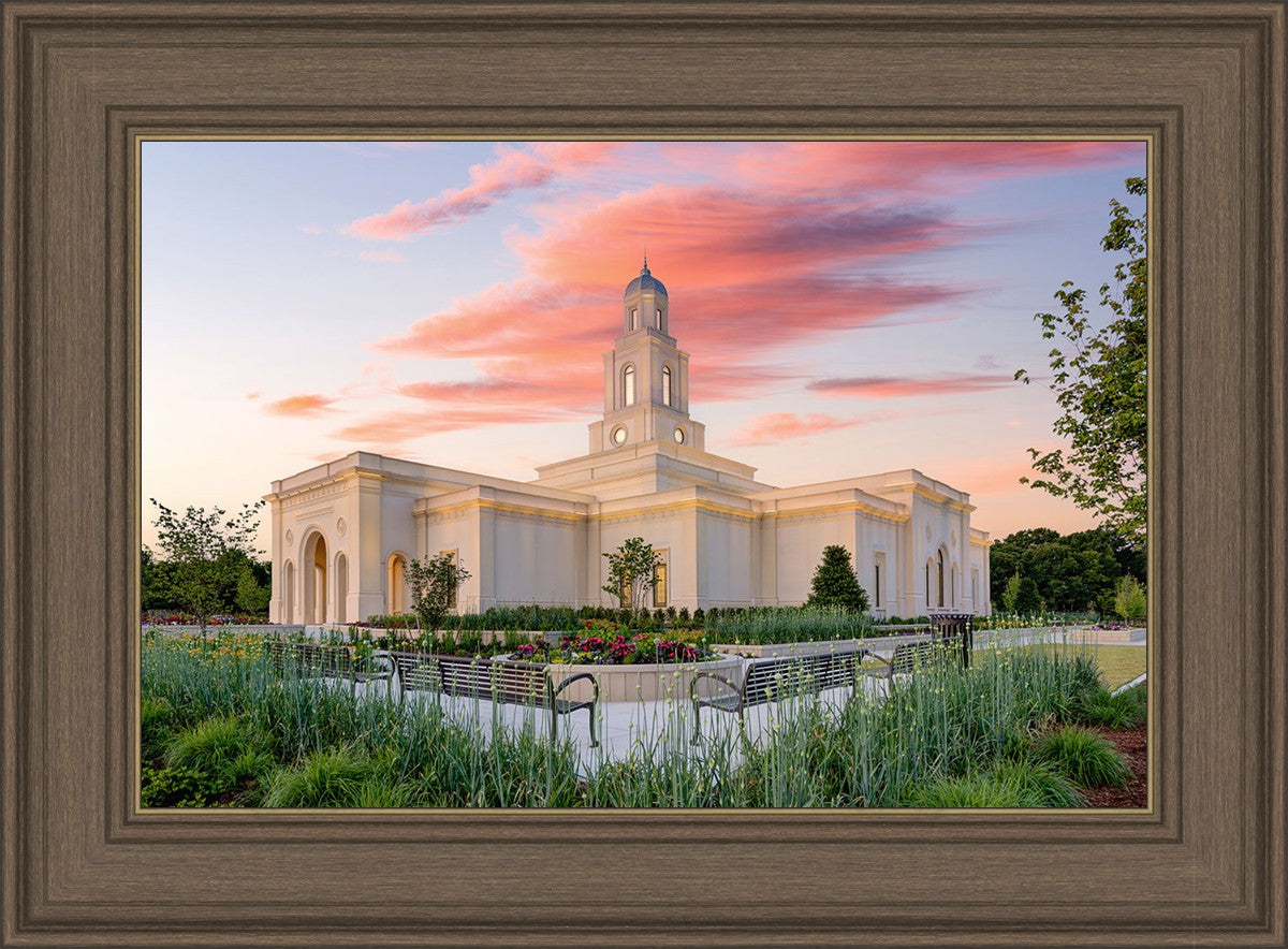 Bentonville Arkansas at Sunrise