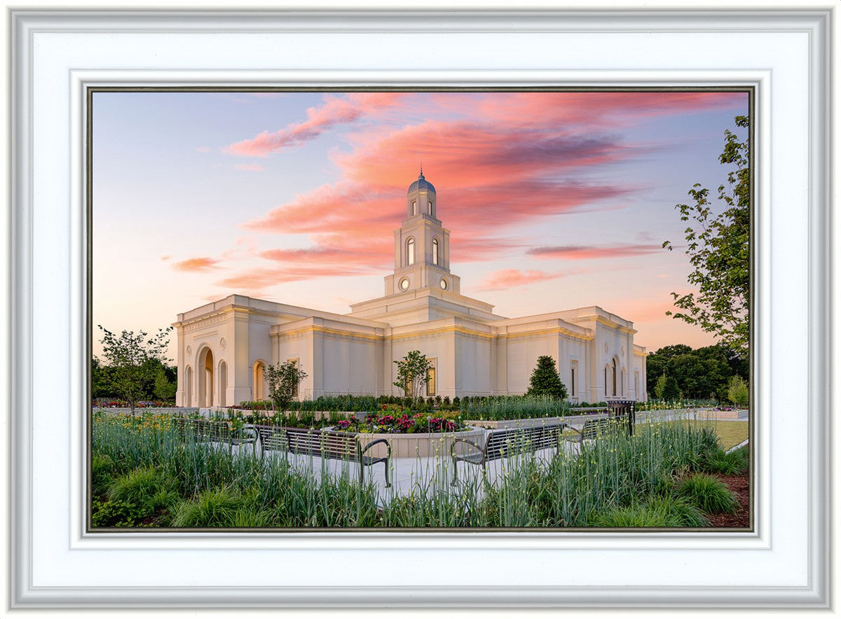 Bentonville Arkansas at Sunrise