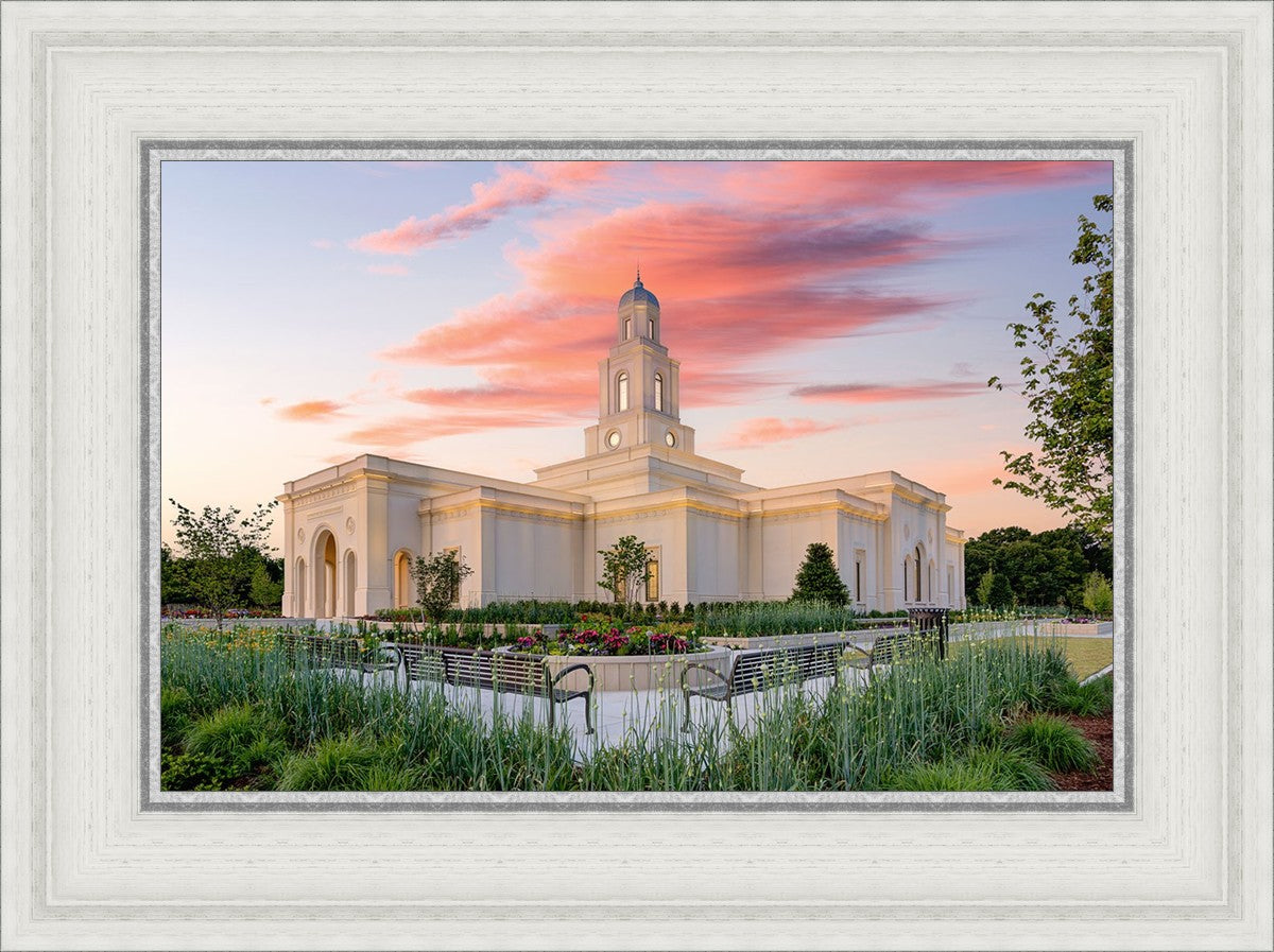 Bentonville Arkansas at Sunrise