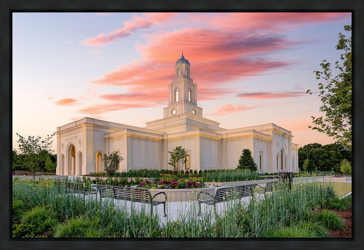 Bentonville Arkansas at Sunrise
