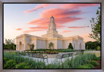 Bentonville Arkansas at Sunrise