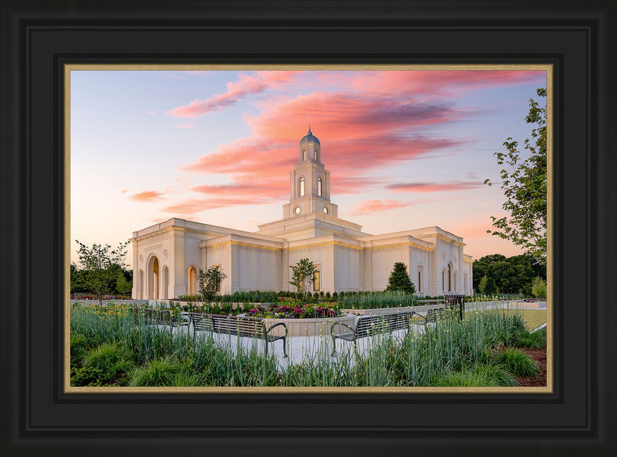 Bentonville Arkansas at Sunrise
