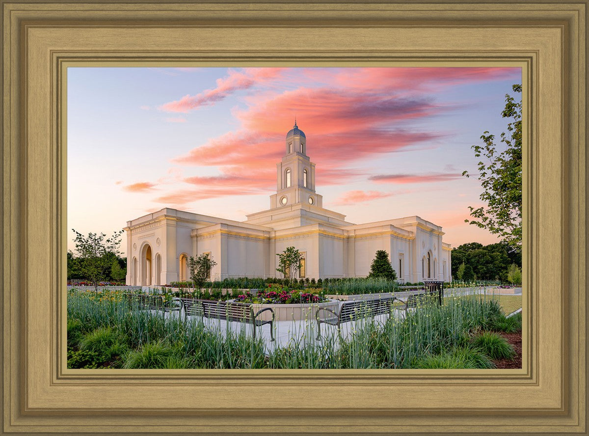 Bentonville Arkansas at Sunrise