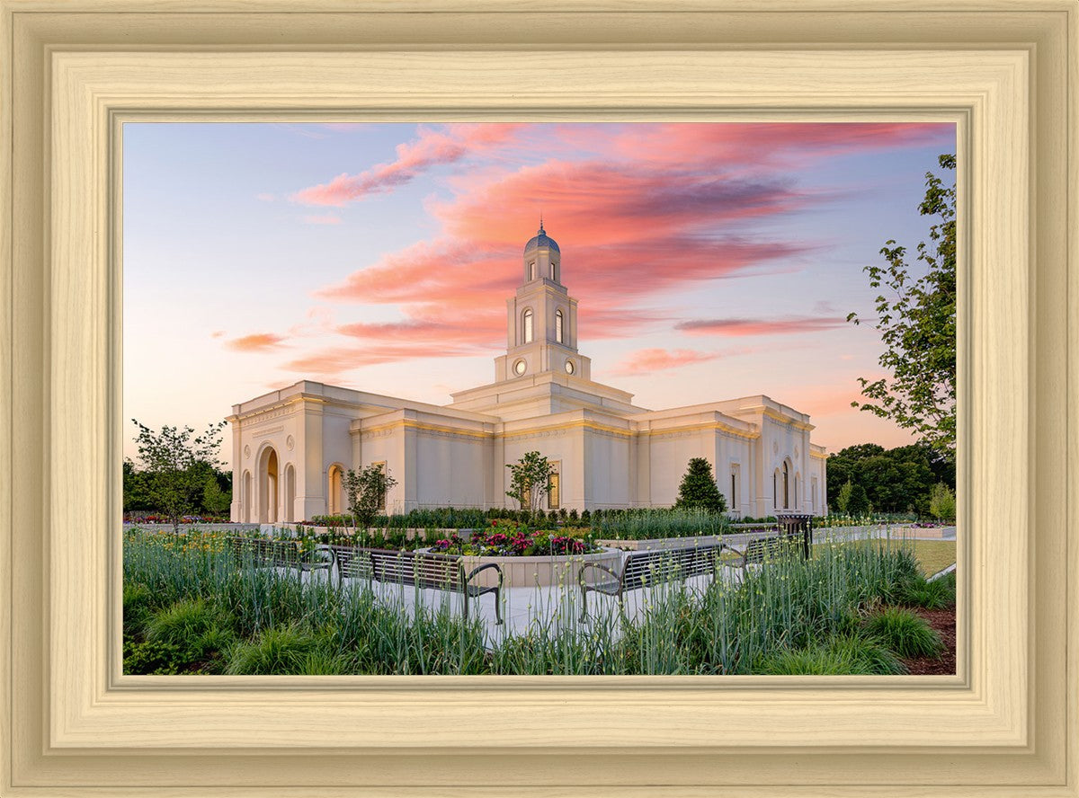 Bentonville Arkansas at Sunrise