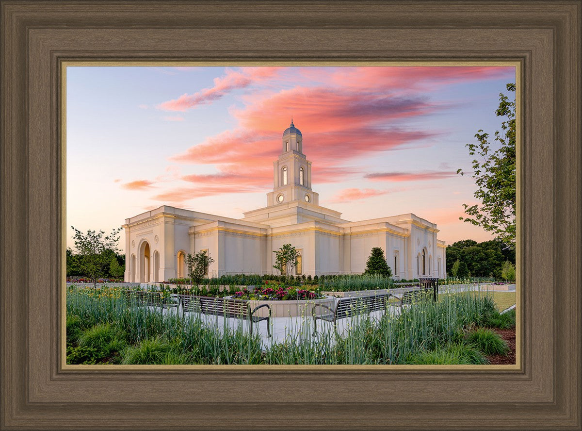 Bentonville Arkansas at Sunrise