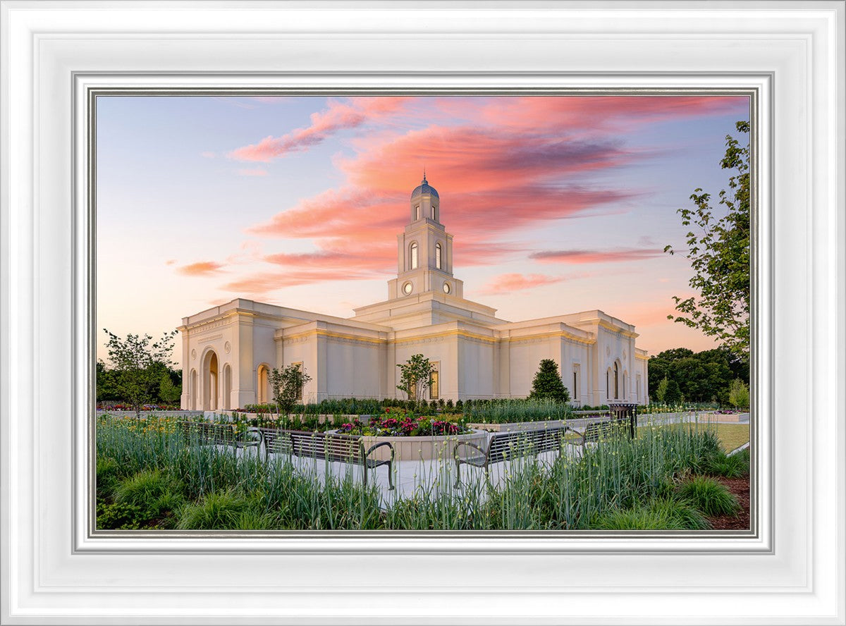 Bentonville Arkansas at Sunrise