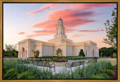 Bentonville Arkansas at Sunrise