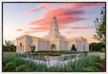 Bentonville Arkansas at Sunrise