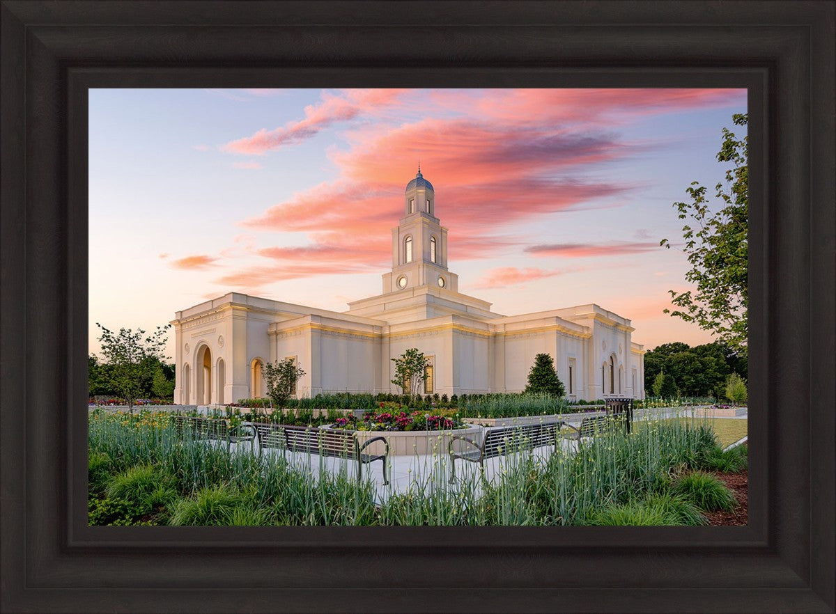 Bentonville Arkansas at Sunrise