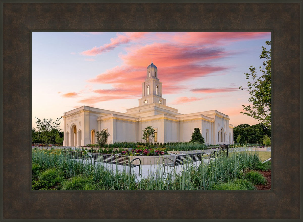 Bentonville Arkansas at Sunrise