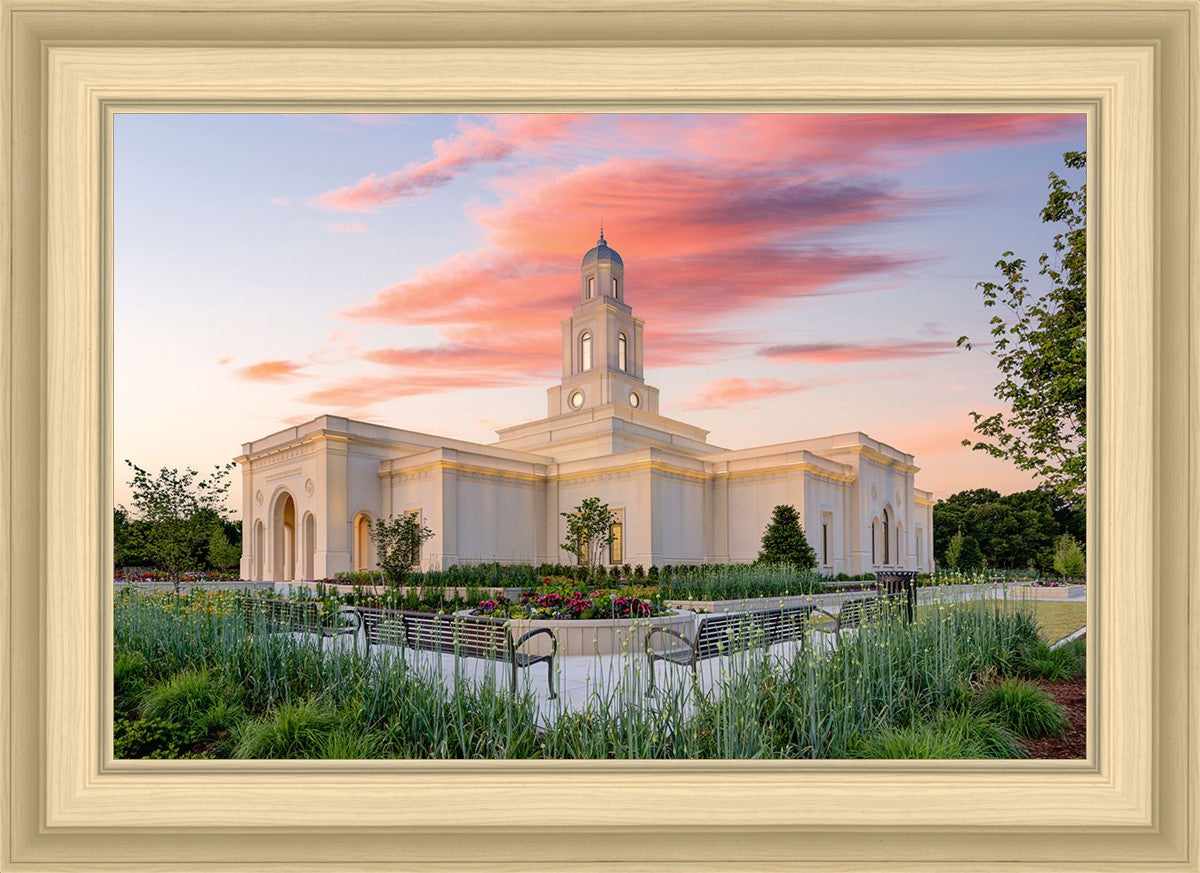 Bentonville Arkansas at Sunrise