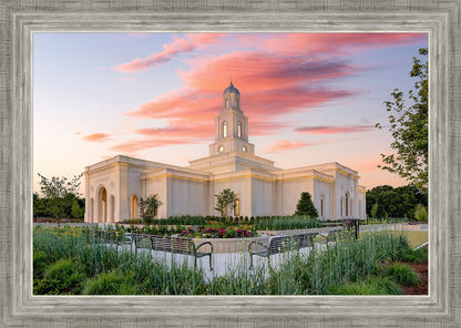 Bentonville Arkansas at Sunrise