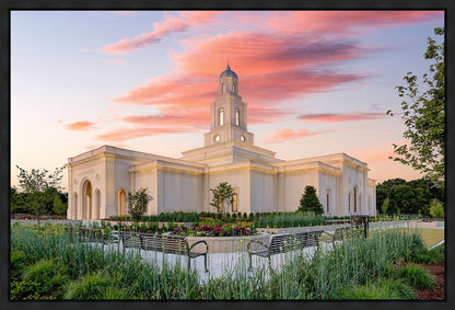 Bentonville Arkansas at Sunrise