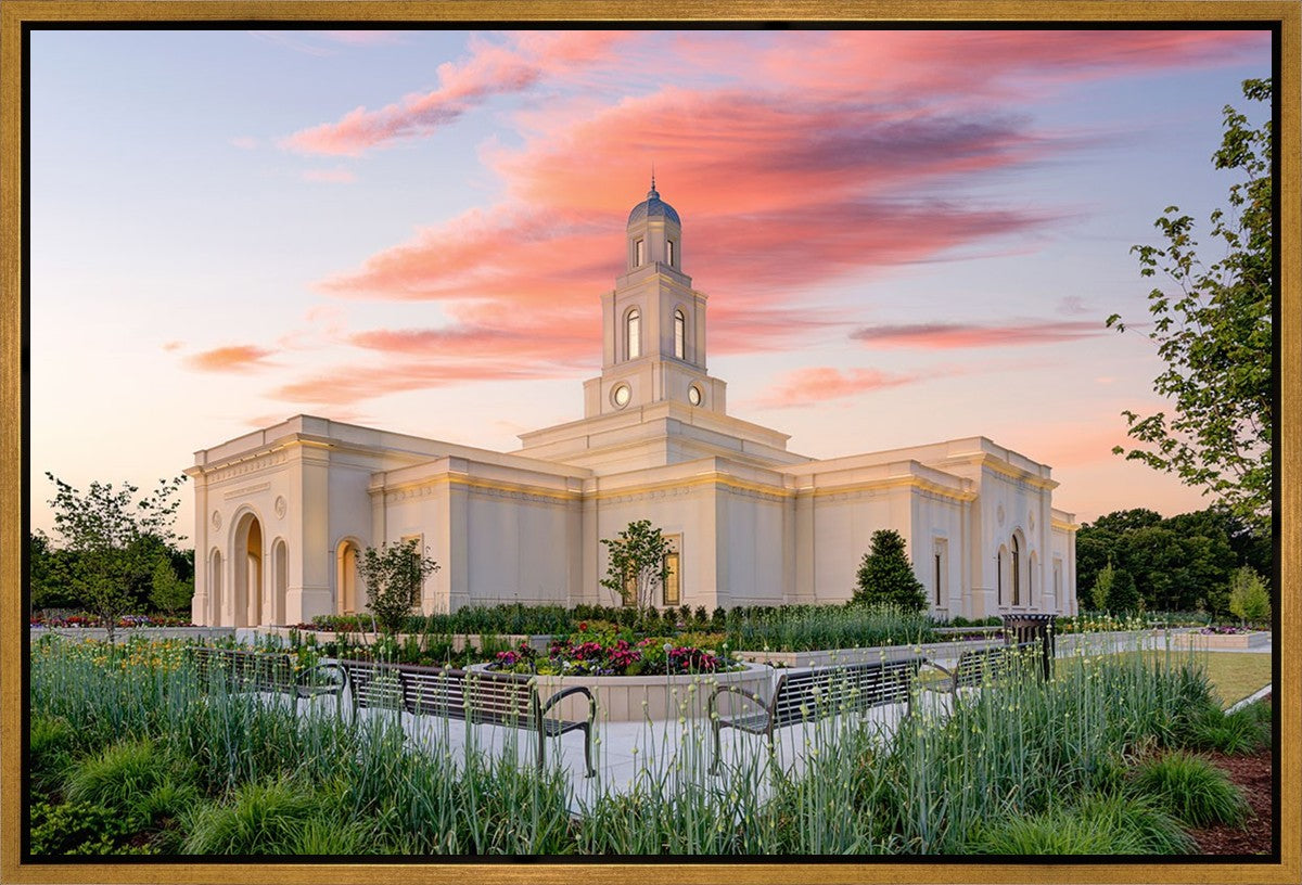 Bentonville Arkansas at Sunrise