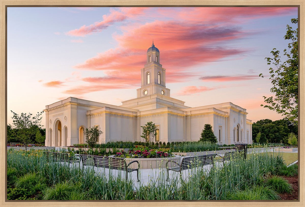 Bentonville Arkansas at Sunrise