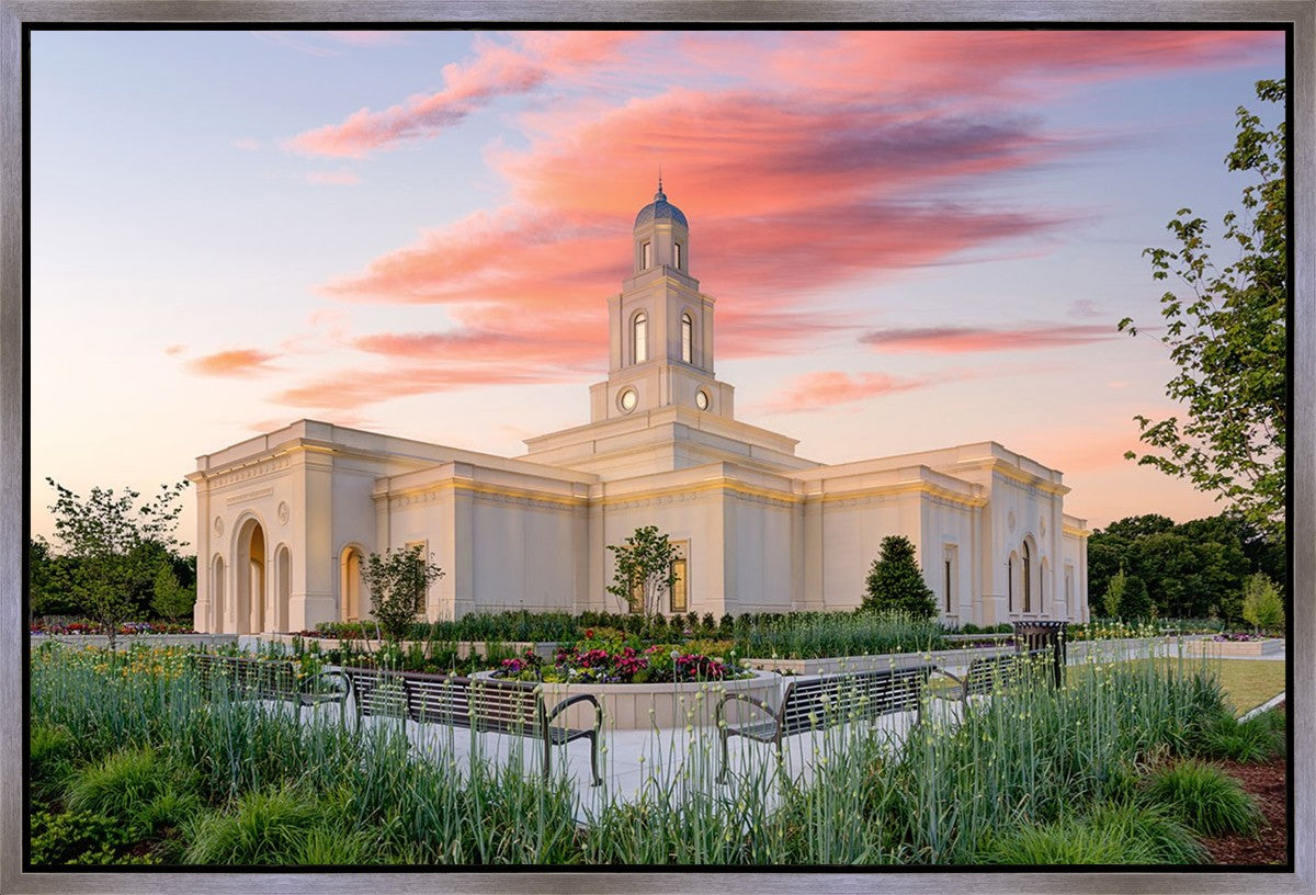 Bentonville Arkansas at Sunrise