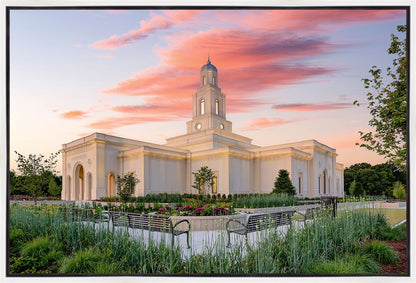 Bentonville Arkansas at Sunrise