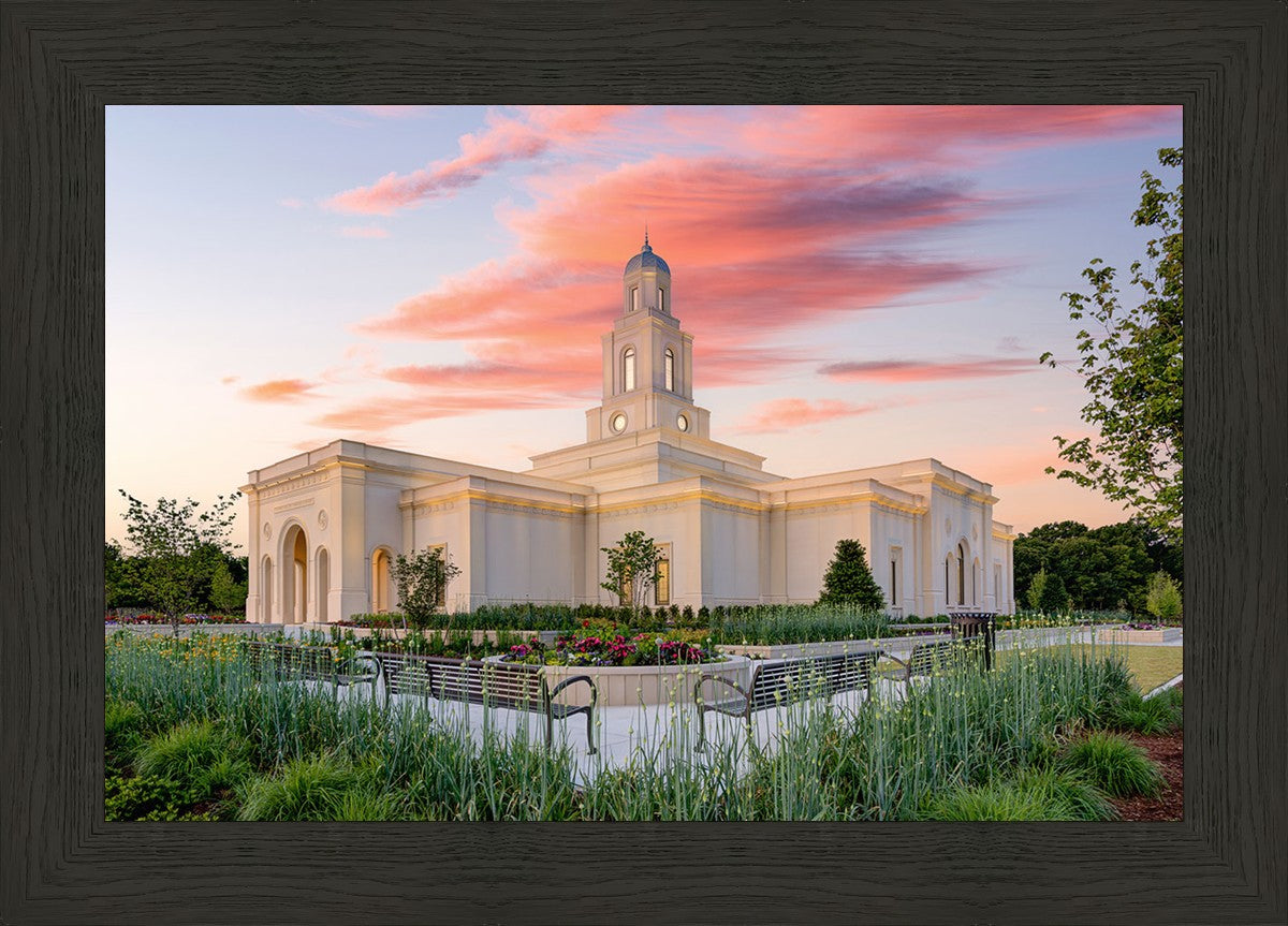 Bentonville Arkansas at Sunrise