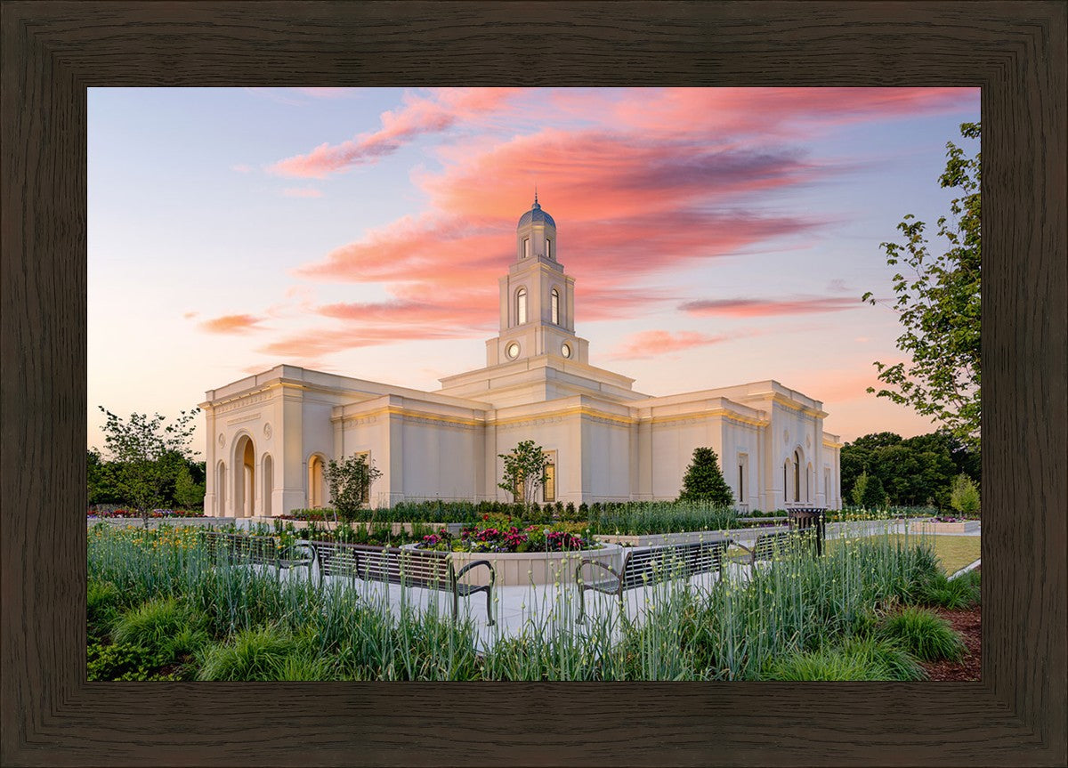 Bentonville Arkansas at Sunrise