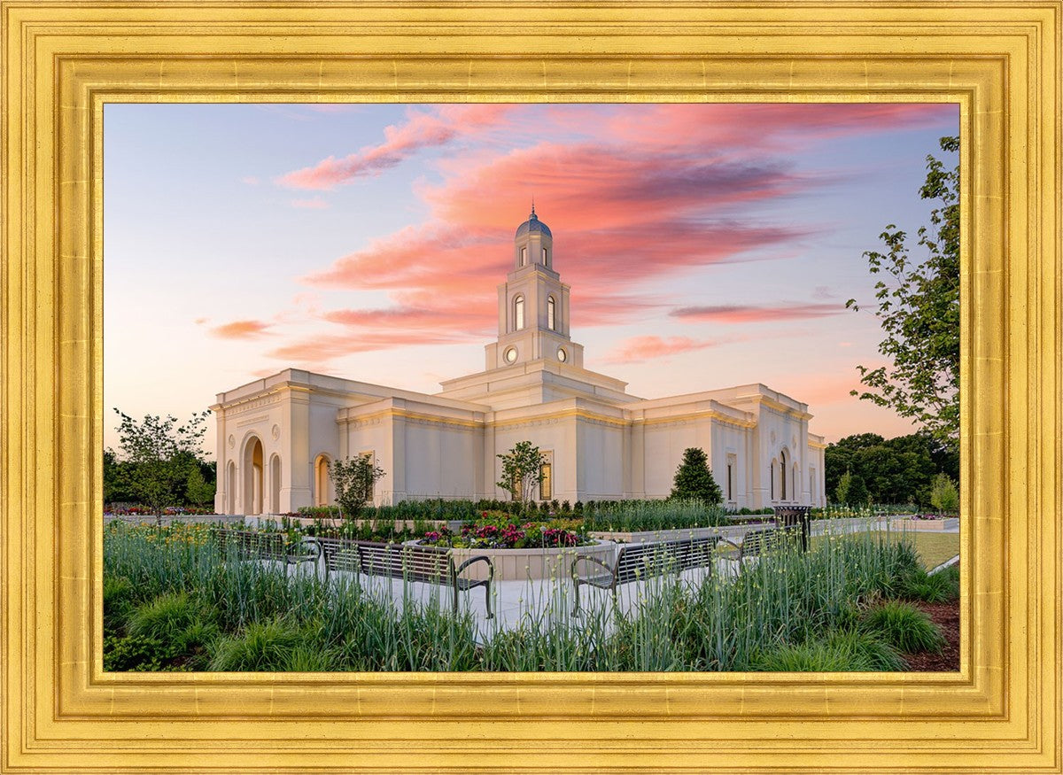 Bentonville Arkansas at Sunrise
