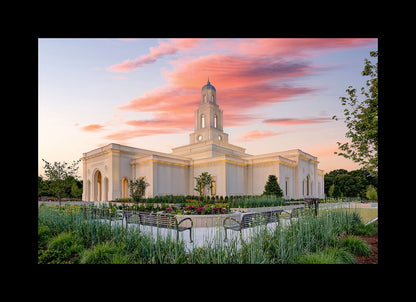 Bentonville Arkansas at Sunrise