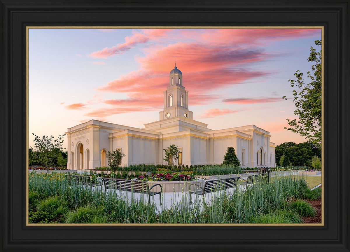 Bentonville Arkansas at Sunrise
