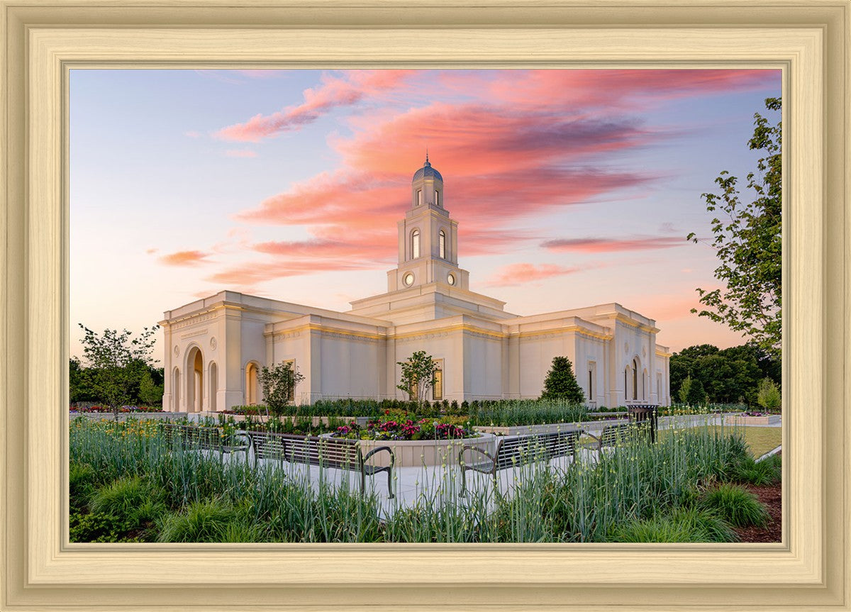 Bentonville Arkansas at Sunrise