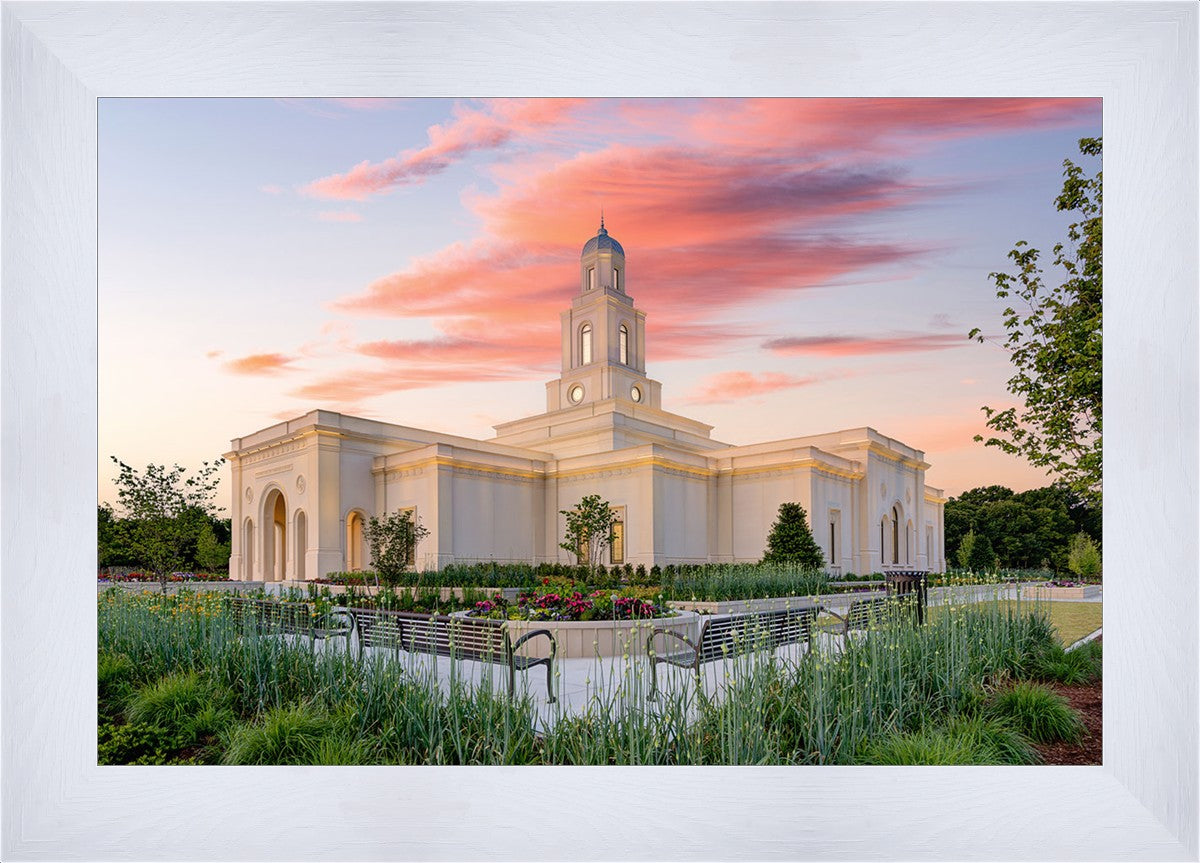 Bentonville Arkansas at Sunrise