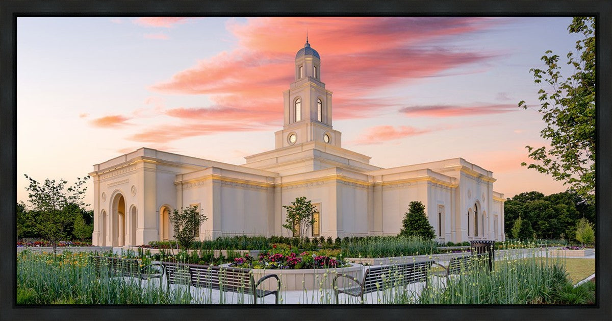 Bentonville Arkansas at Sunrise