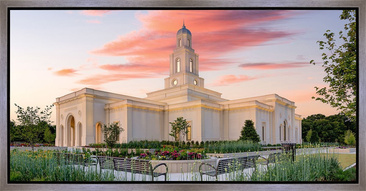 Bentonville Arkansas at Sunrise