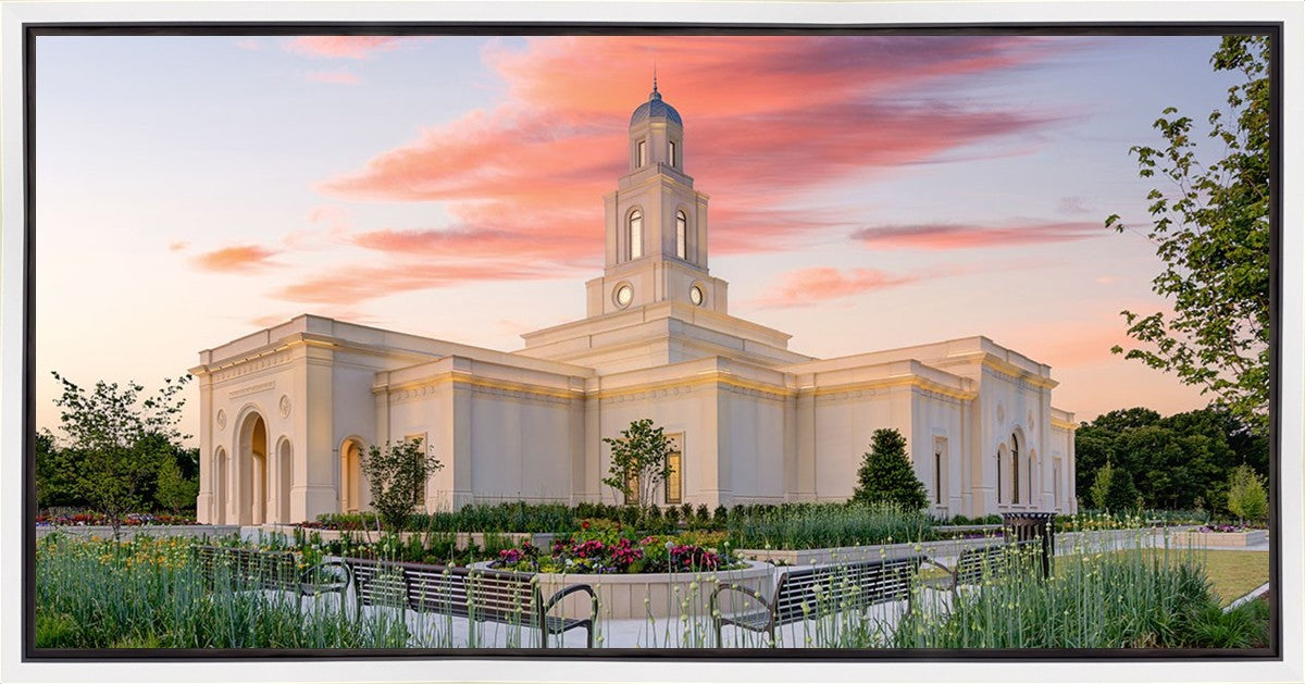 Bentonville Arkansas at Sunrise