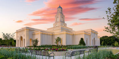 Bentonville Arkansas at Sunrise