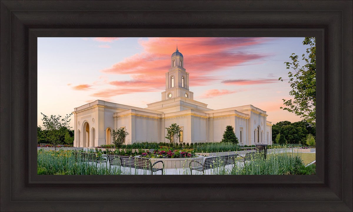 Bentonville Arkansas at Sunrise