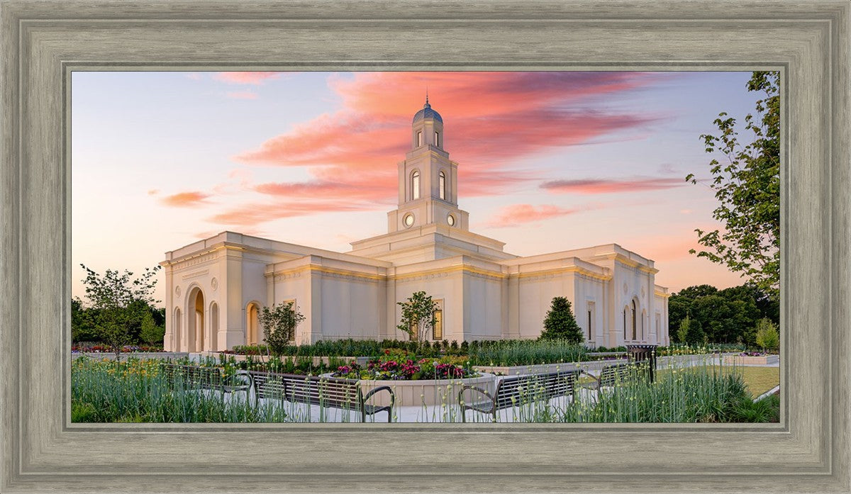 Bentonville Arkansas at Sunrise