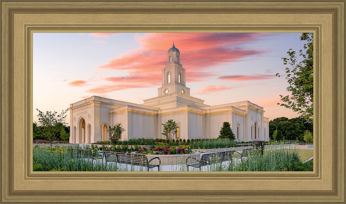 Bentonville Arkansas at Sunrise