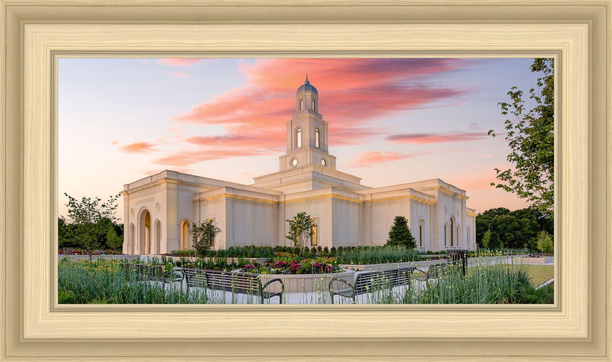 Bentonville Arkansas at Sunrise