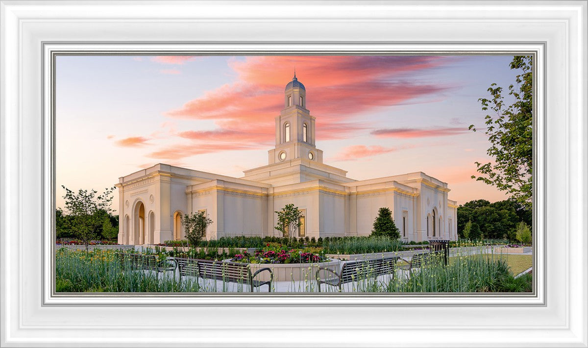 Bentonville Arkansas at Sunrise