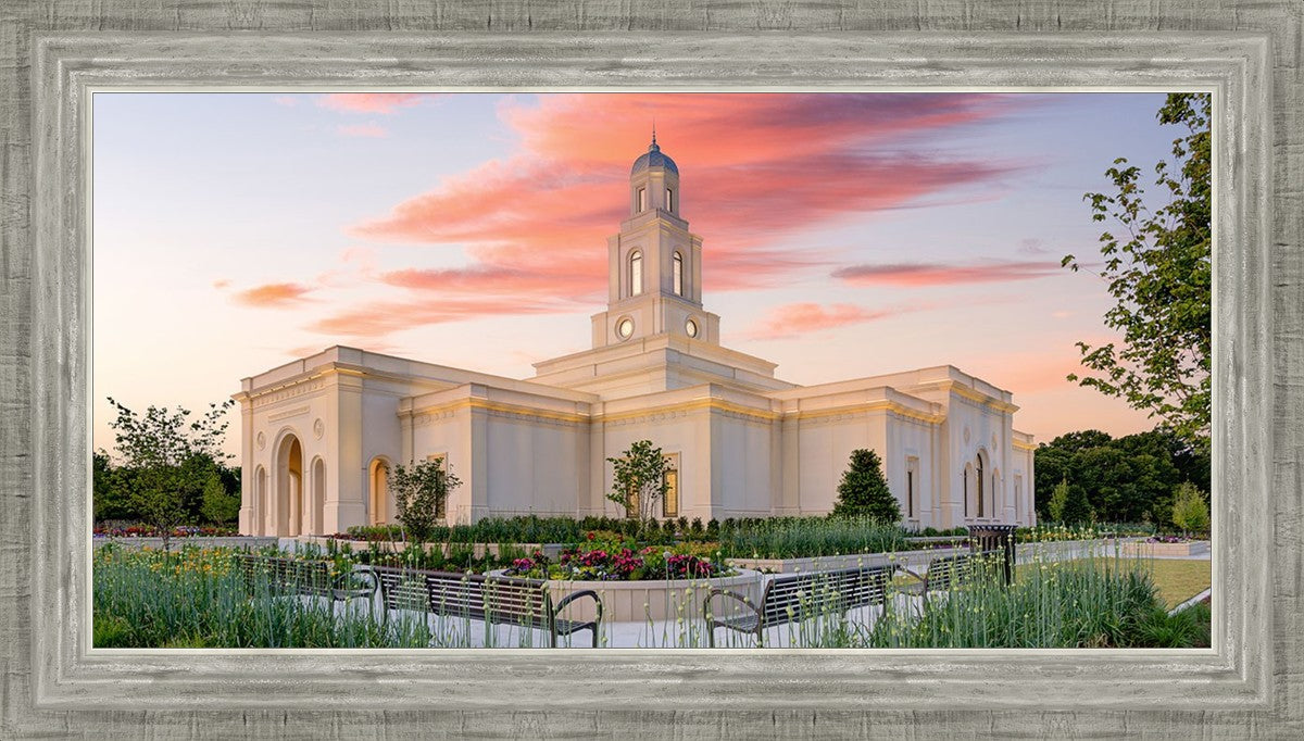 Bentonville Arkansas at Sunrise