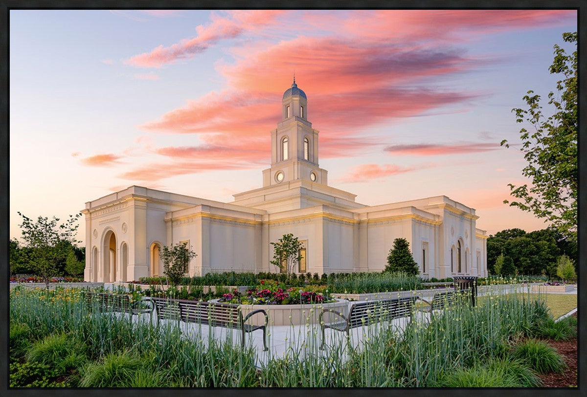 Bentonville Arkansas at Sunrise