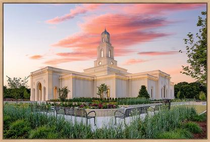 Bentonville Arkansas at Sunrise